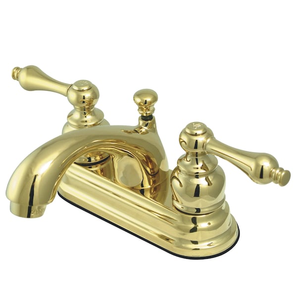 Kingston Brass 4" Centerset Bathroom Faucet, Polished Brass GKB2602AL - main